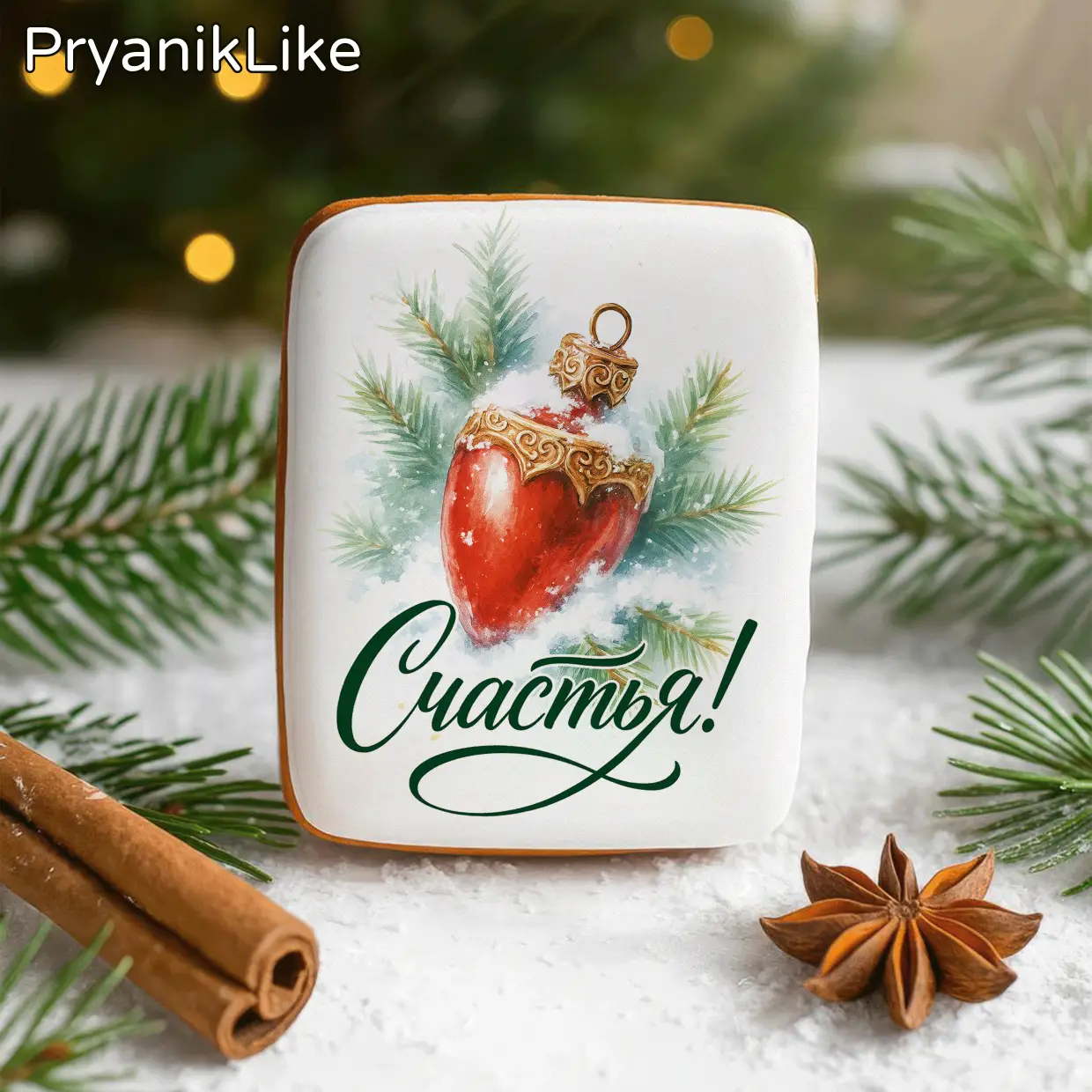 Атмосферные ёлочные игрушки